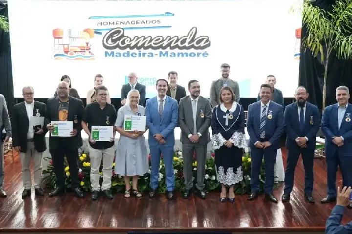 Comenda Madeira-Mamoré homenageia lideranças religiosas por ações sociais em Porto Velho