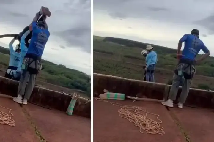 Enfermeira que ia pular de rope jump tentou prestar socorro à jovem lançada sem corda