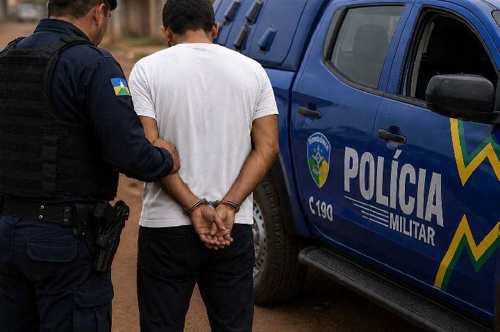 Foragido da Justiça de Minas Gerais é preso durante abordagem policial em Rondônia