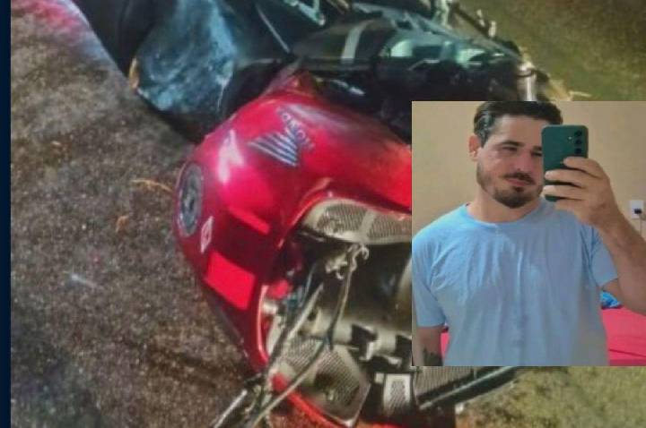 Jovem empreário  morre após perder controle de moto e bater em poste em Porto Velho