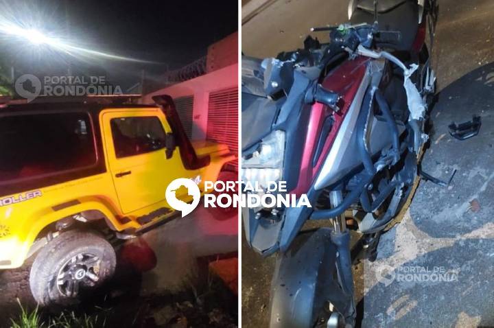 Motorista embriagada atropela e mata motociclista no centro de Porto Velho