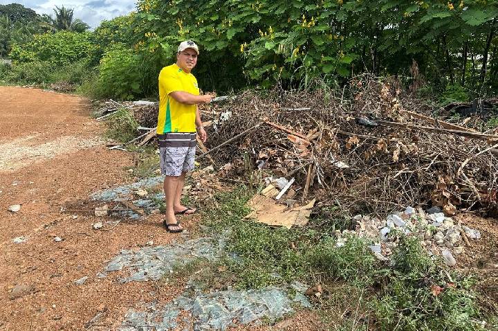 Mutirão de limpeza é realizado no Bairro Aeroclube após solicitação do vereador Edimilson Dourado