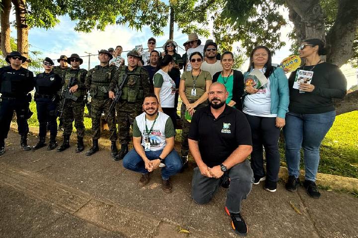 Polícia Ambiental participa de ação integrada de prevenção e combate às queimadas urbanas em Porto Velho