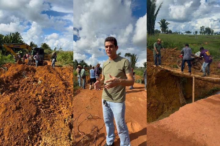 Vereador Adalto acompanha situação crítica após chuvas, mas ação rápida da Prefeitura ameniza transtornos em União Bandeirantes