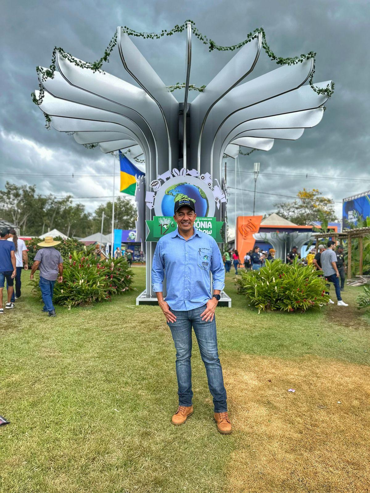 Eyder Brasil participa da 12ª Rondônia Rural Show e reforça compromisso com a agricultura familiar