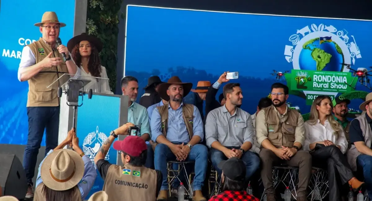 governador Marcos Rocha evidencia a força do agro na Rondônia Rural Show