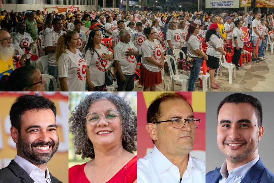 Esquerda forma movimento em Rondônia; Vinícius Miguel, Fátima, Daniel e Célio não foram; e Rodrigo Camargo no Podemos
