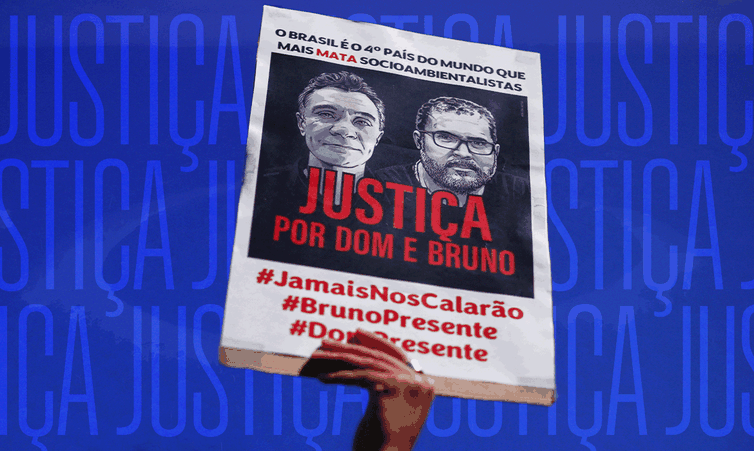 União dos Povos Indígenas do Javari homenageia Bruno e Dom Phillips