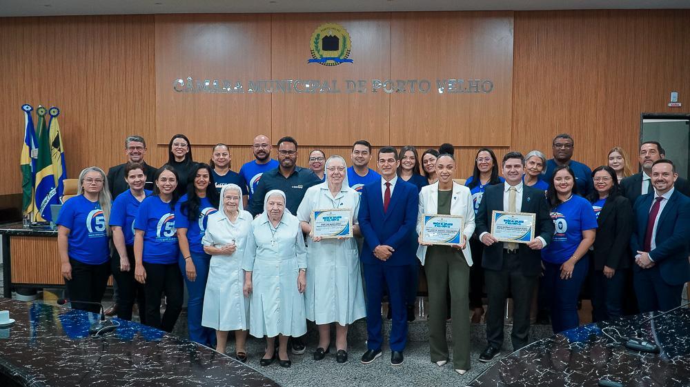 Vereador Adalto homenageia Hospital Santa Marcelina com Moção de Aplausos em Sessão Solene