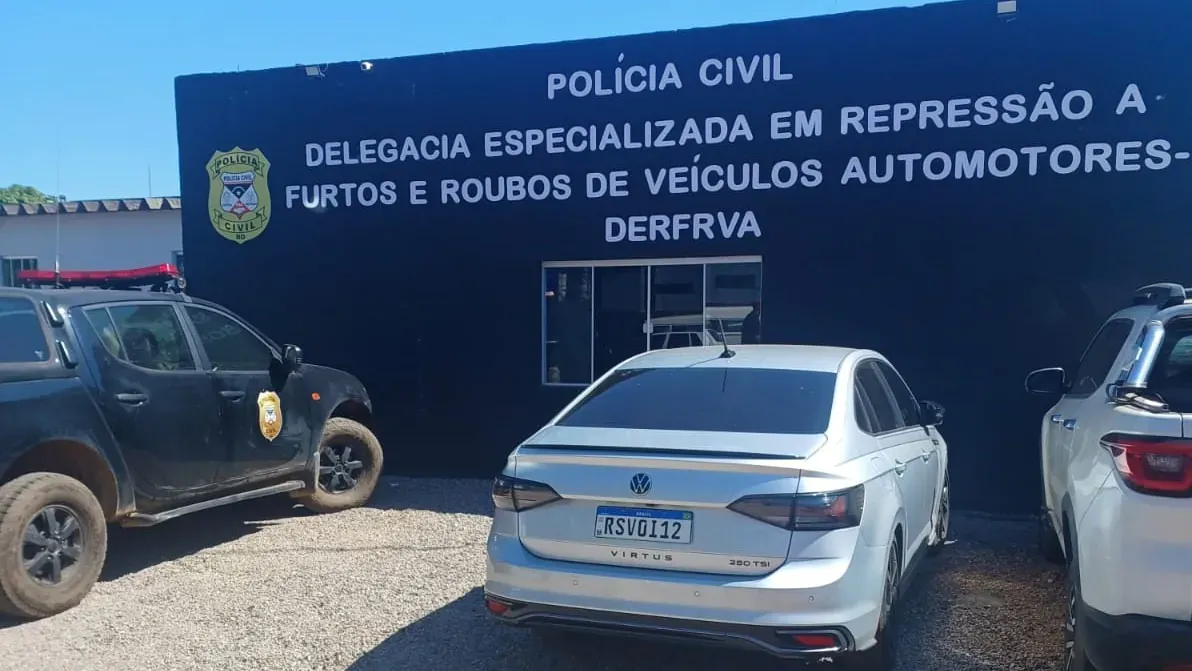 Delegacia de Furtos e Roubos recupera em menos de 24h carro furtado de empresa prestadora de serviço à Sesdec