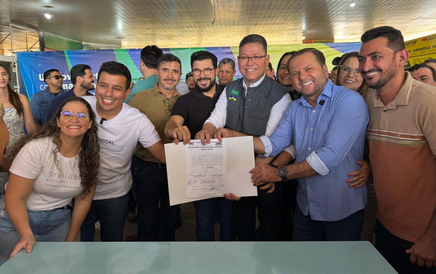 Ordem de serviço é assinada e projeto da nova rodoviária de Cacoal sai do papel