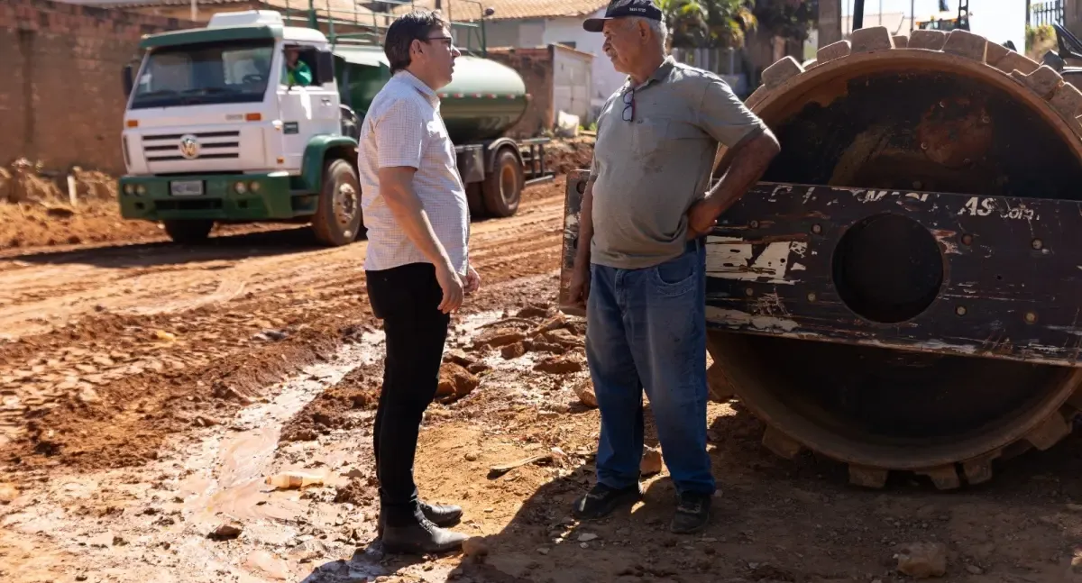 Prefeitura de Jaru avança em obra de asfalto no Setor 06 com recursos de emenda parlamentar