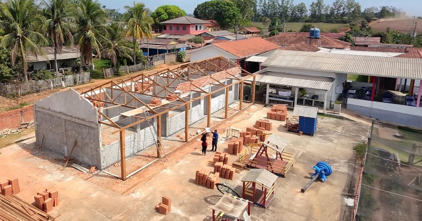 Cacoal: Escola Cruzeiro do Norte ganha mais três salas de aula com apoio de Cirone Deiró