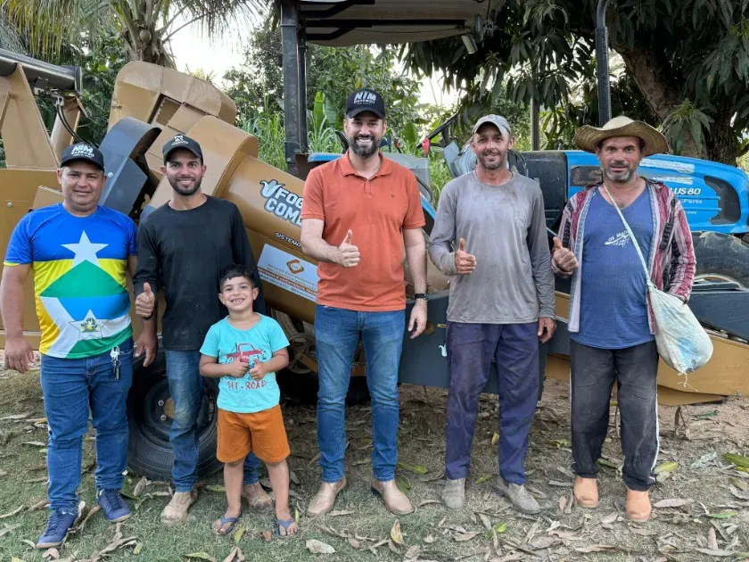 Deputado Nim Barroso e vereador Francivan acompanham de perto o avanço da agricultura familiar em Mirante da Serra