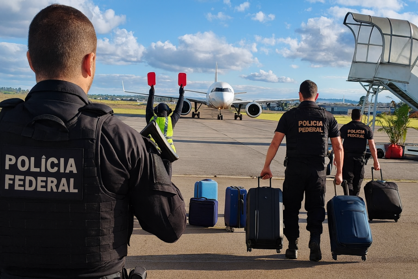 PF prende foragido da Justiça ao desembarcar no Aeroporto de Porto Velho