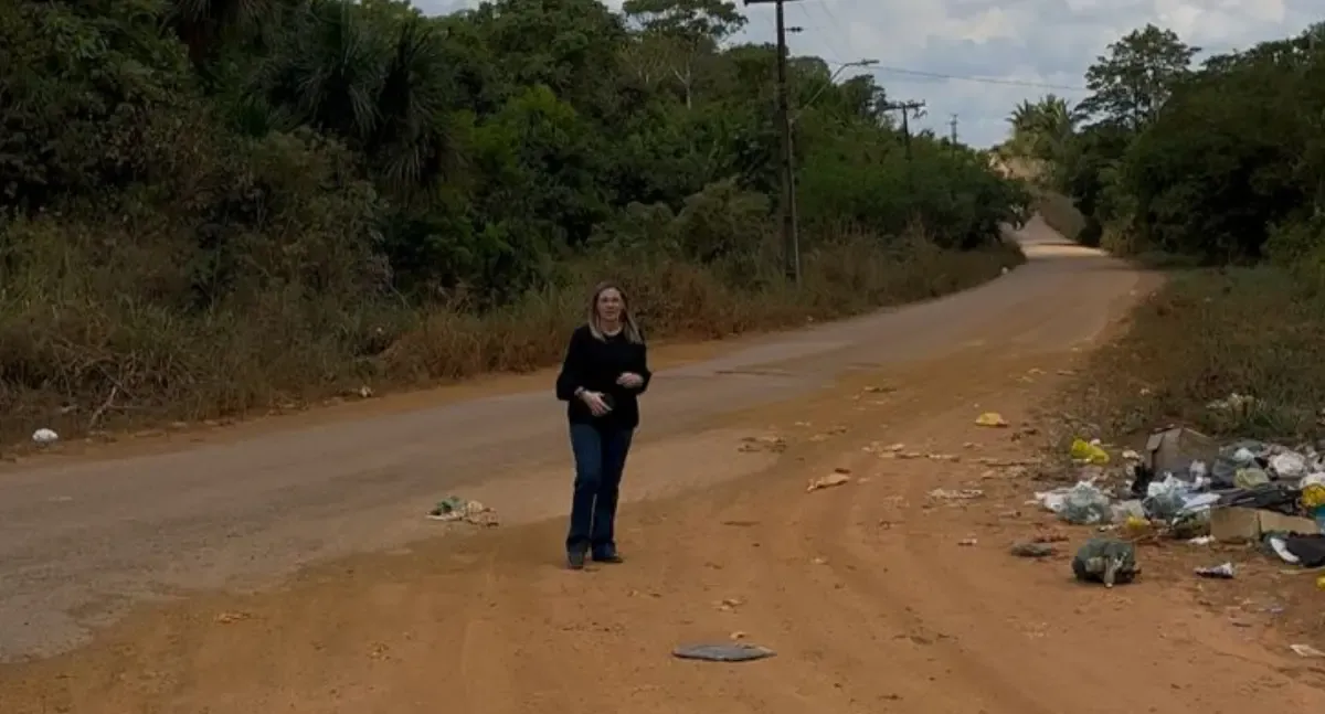 Sofia Andrade fiscaliza acúmulo de lixo na Av. Chiquilito Erse e cobra providências da Prefeitura