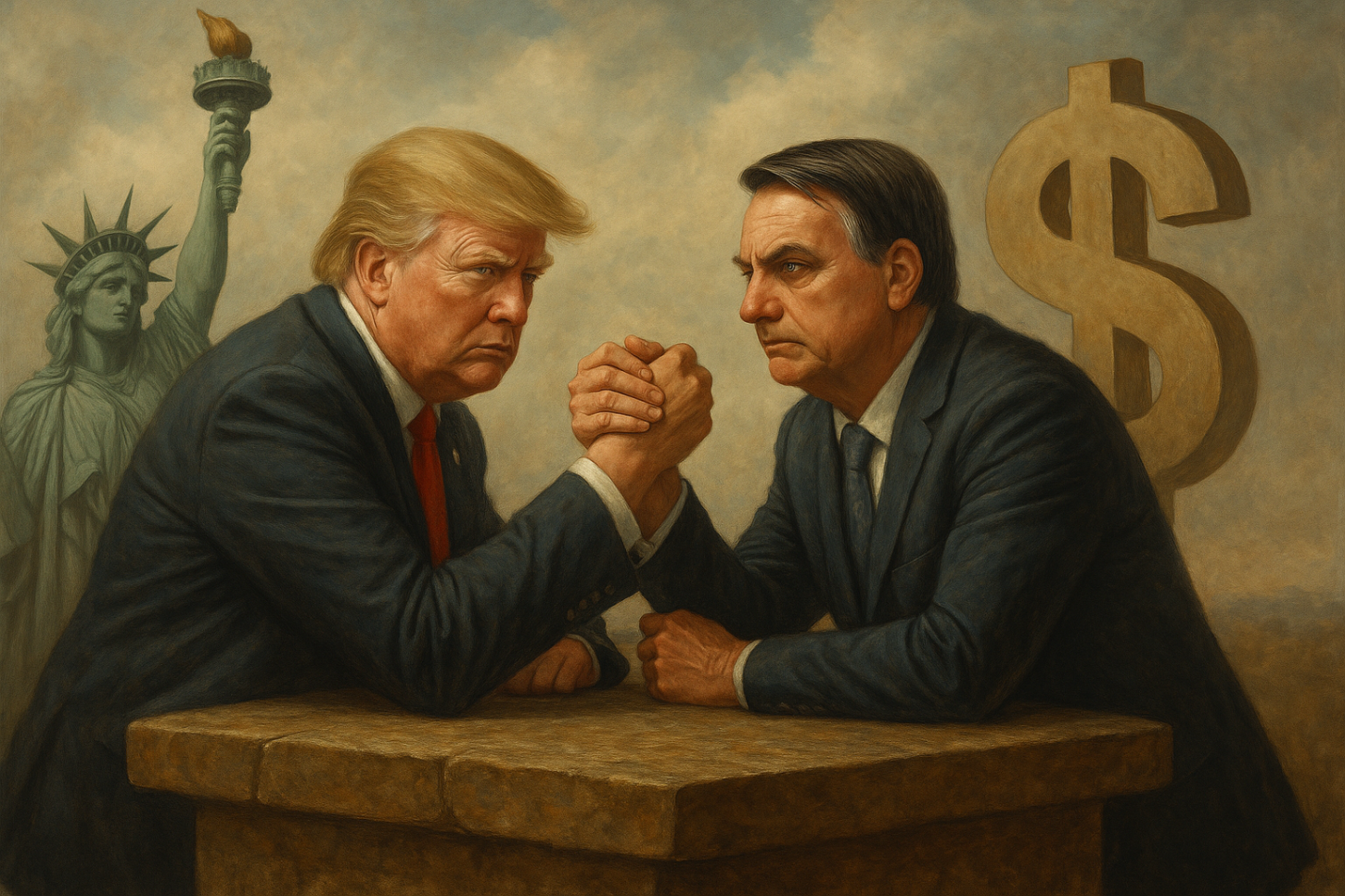 Setor empresarial avalia apoiar anistia de Bolsonaro como resposta às tarifas de Trump