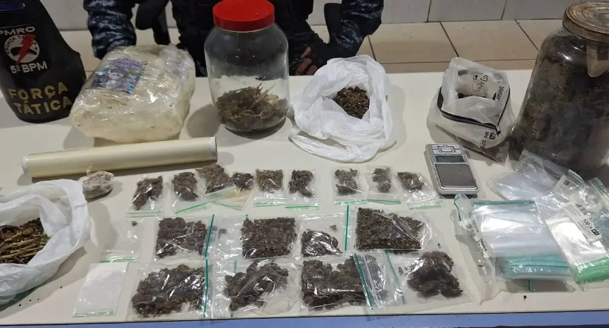 Força Tática do 5º BPM estoura boca de fumo em residencial de Porto Velho