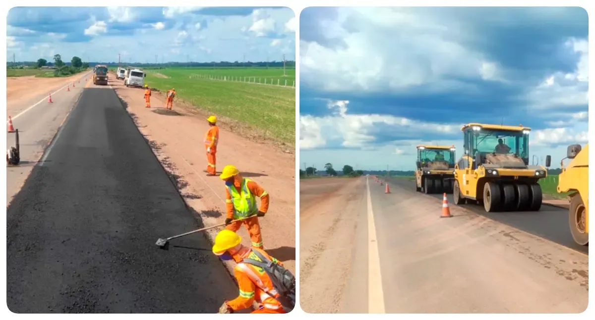 Nova 364 intensifica fresagem e recomposição em trechos críticos da BR-364