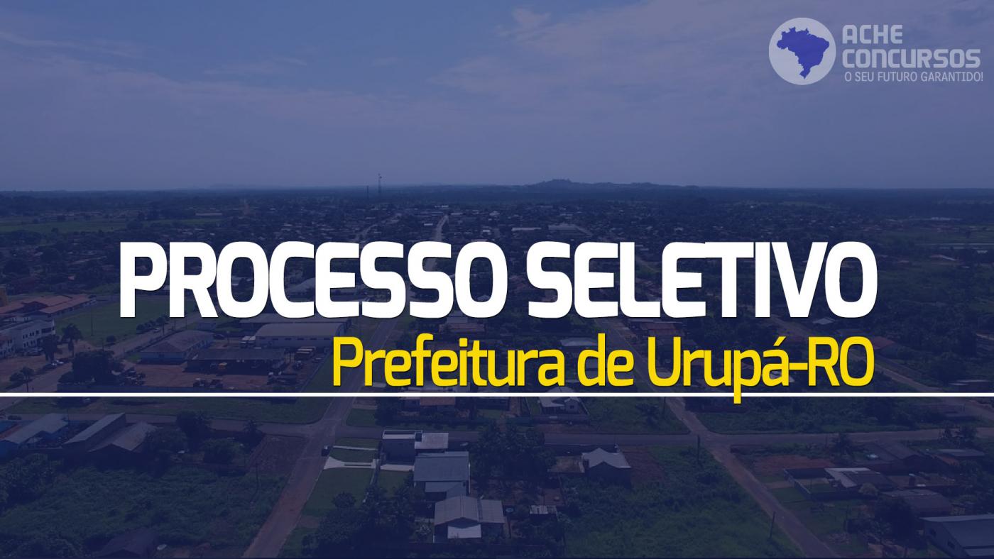 Prefeitura de Urupá abre vagas para níveis fundamental, médio e superior