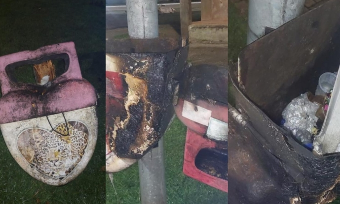 MADRUGADA: Homem é preso por incendiar lixeiras no Espaço Alternativo.