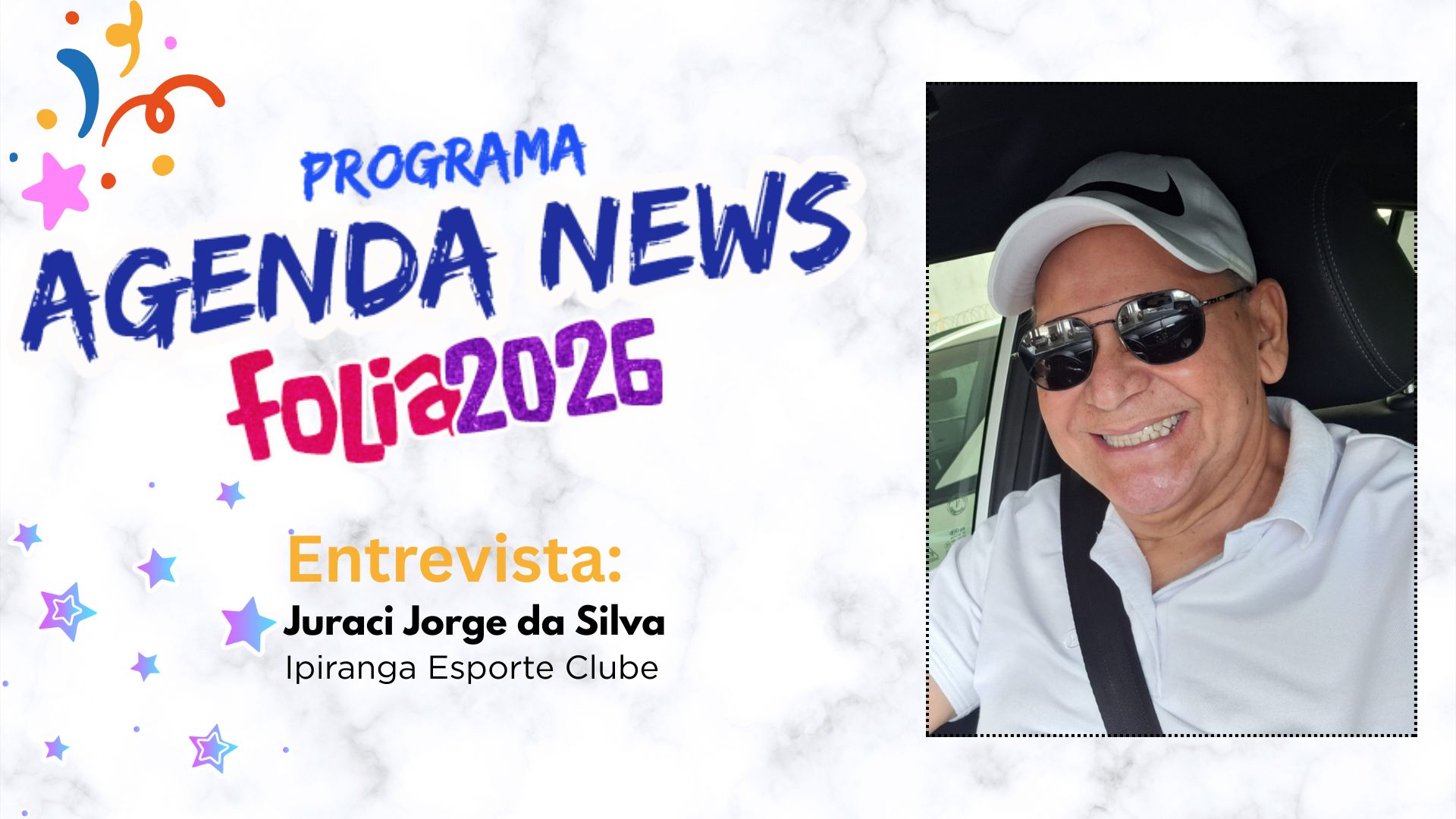 Agenda News Folia 2026: Juraci Jorge da Silva e o Carnaval como antigamente no Ipiranga