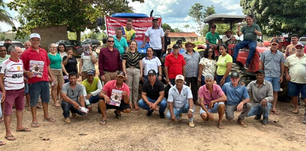 Cláudia de Jesus destina R$ 360 mil para aquisição de trator em Urupá