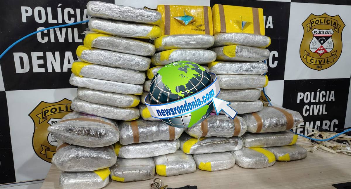 Denarc prende suspeito com 37 kg de drogas