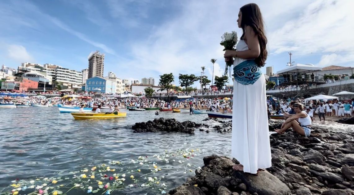 Festa de Iemanjá é celebrada nesta segunda-feira (2) em Salvador