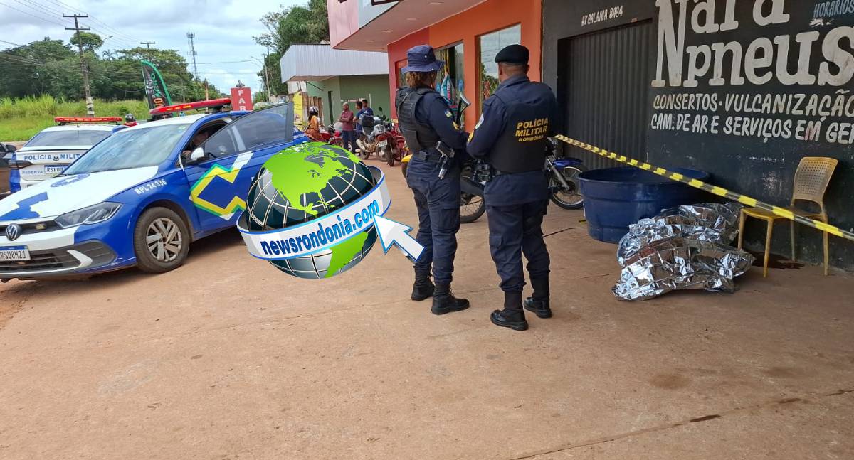 Motociclista é morto enquanto calibrava pneus