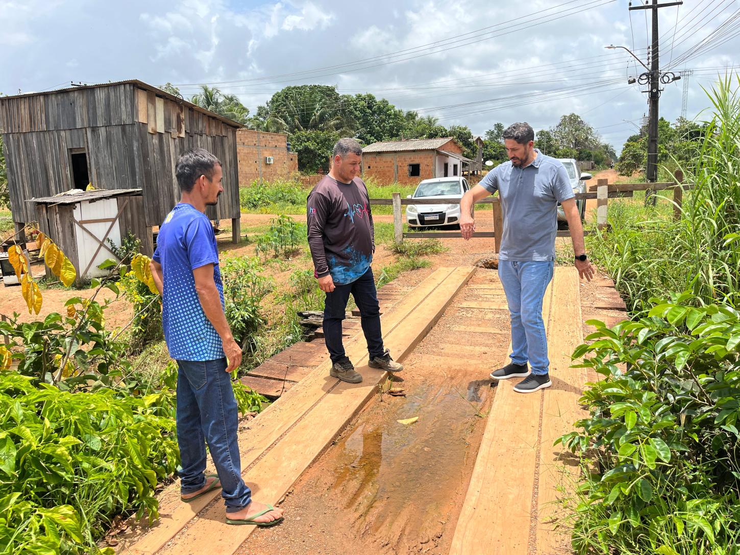 Na Ponta do Abunã, vereador Márcio Pacele acompanha demandas dos moradores
