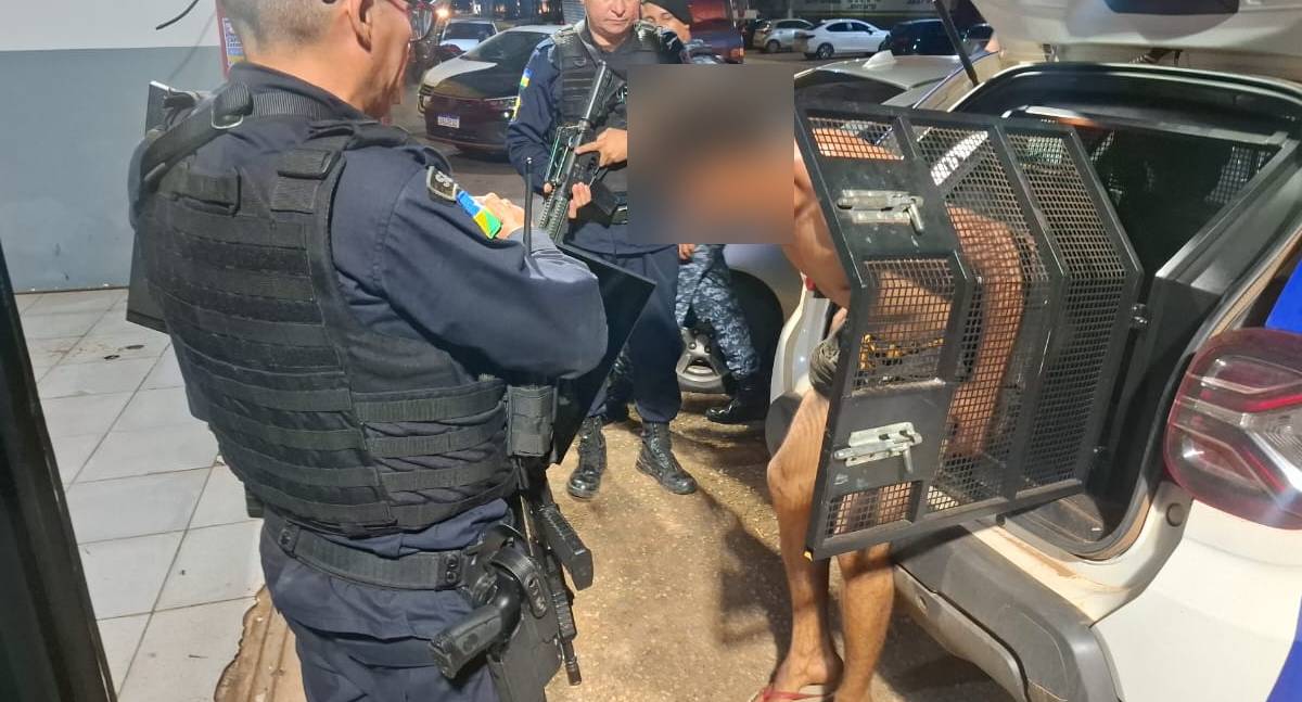 Polícia Militar recupera televisão furtada e prende três homens na zona sul
