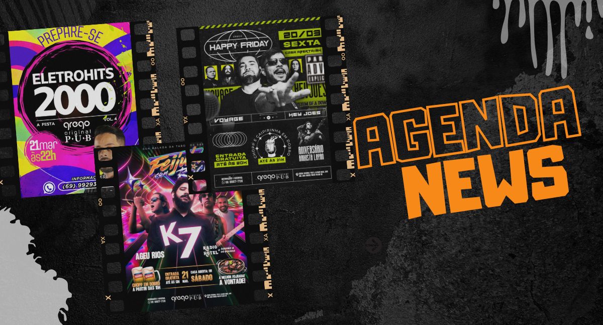 Agenda News: Rock, Feijoada e Hits 2000 no Grego Pub