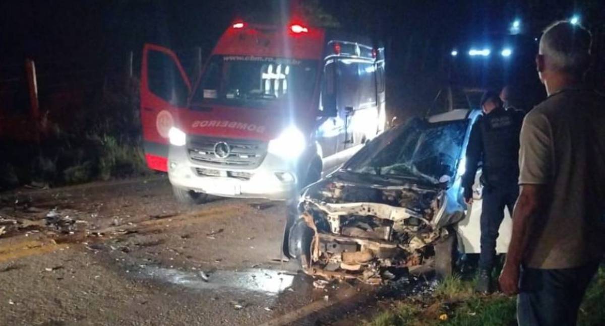 Família fica ferida em acidente que matou jovem na BR-435