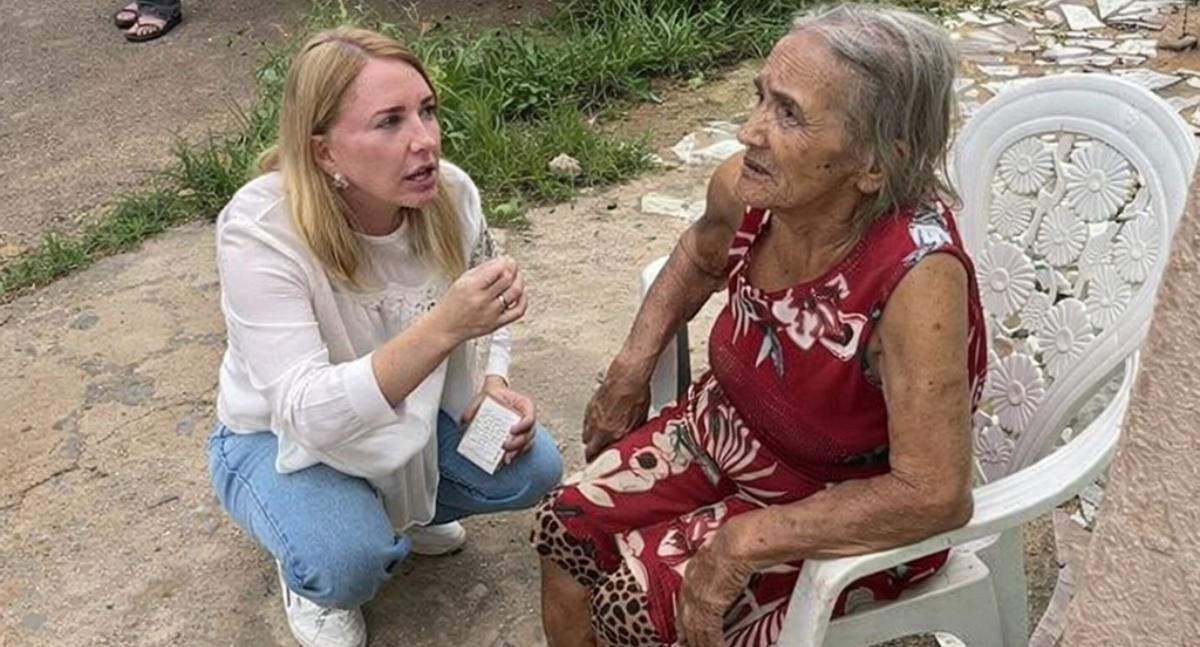 Ieda Chaves resgata idosa e animais em situação de abandono em Porto Velho