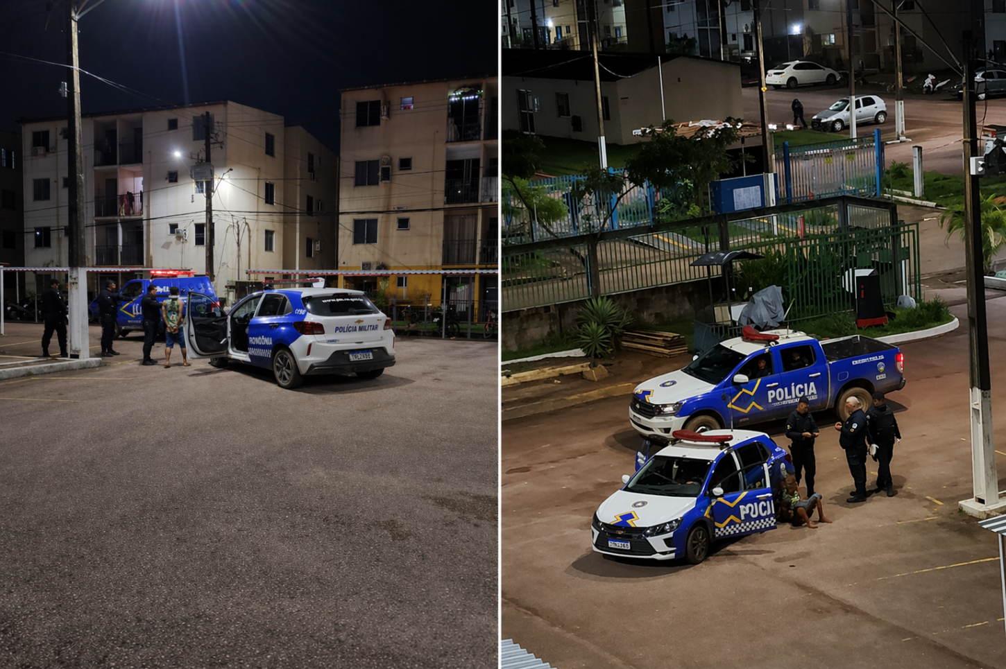 Homem é preso após ameaçar jogar a própria filha do terceiro andar do residencial Porto Belo