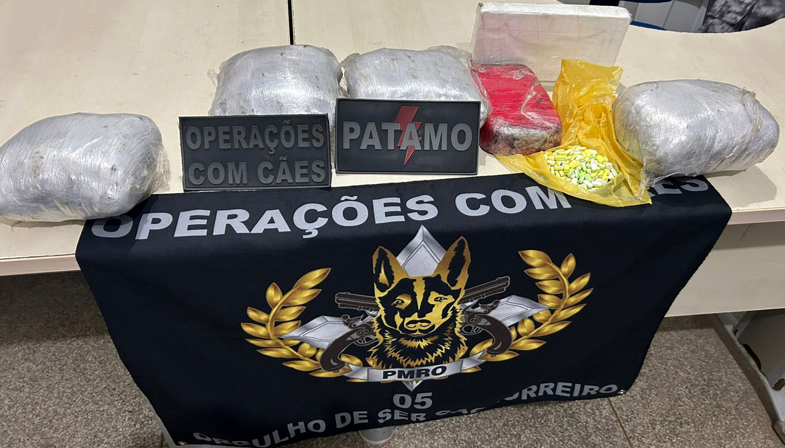 JI-PARANÁ – AÇÃO INTEGRADA DAS FORÇAS DE SEGURANÇA RESULTA NA APREENSÃO DE 7 KG DE DROGAS EM TERMINAL RODOVIÁRIO