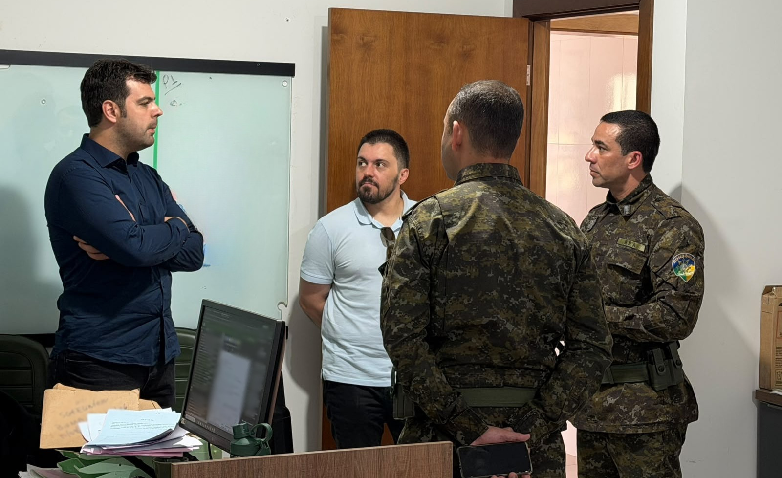 Polícia Ambiental recebe visita institucional de representantes do Ministério Público e da Justiça Federal em Vilhena
